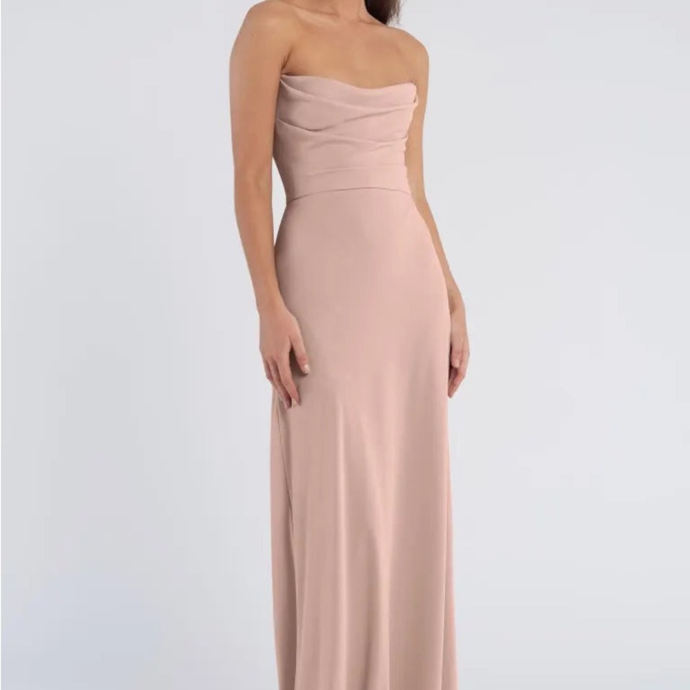 Jenny Yoo Liv dress in whipped apricot